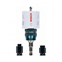 Биметаллическая коронка Bosch Progressor Wood + Metal d 51 мм KIT + адаптеры 2608594299