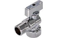 Кран шаровой для бытовых приборов угловой 3/4"*1/2" с отражателем бабочка хром СТМ CAMF1234 Кран шаровой для бытовых приборов угловой 3/4"*1/2" с отражателем бабочка хром СТМ CAMF1234