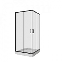 Ограждение душевое Nova NG-6809-08ВLACK 100*100*195см Niagara 68090811BLACK  черный