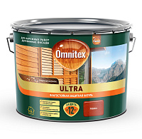 Лазурь влагостойкая Omnitex by Pinotex Ultra Pinotex 50035903 Рябина (9л)