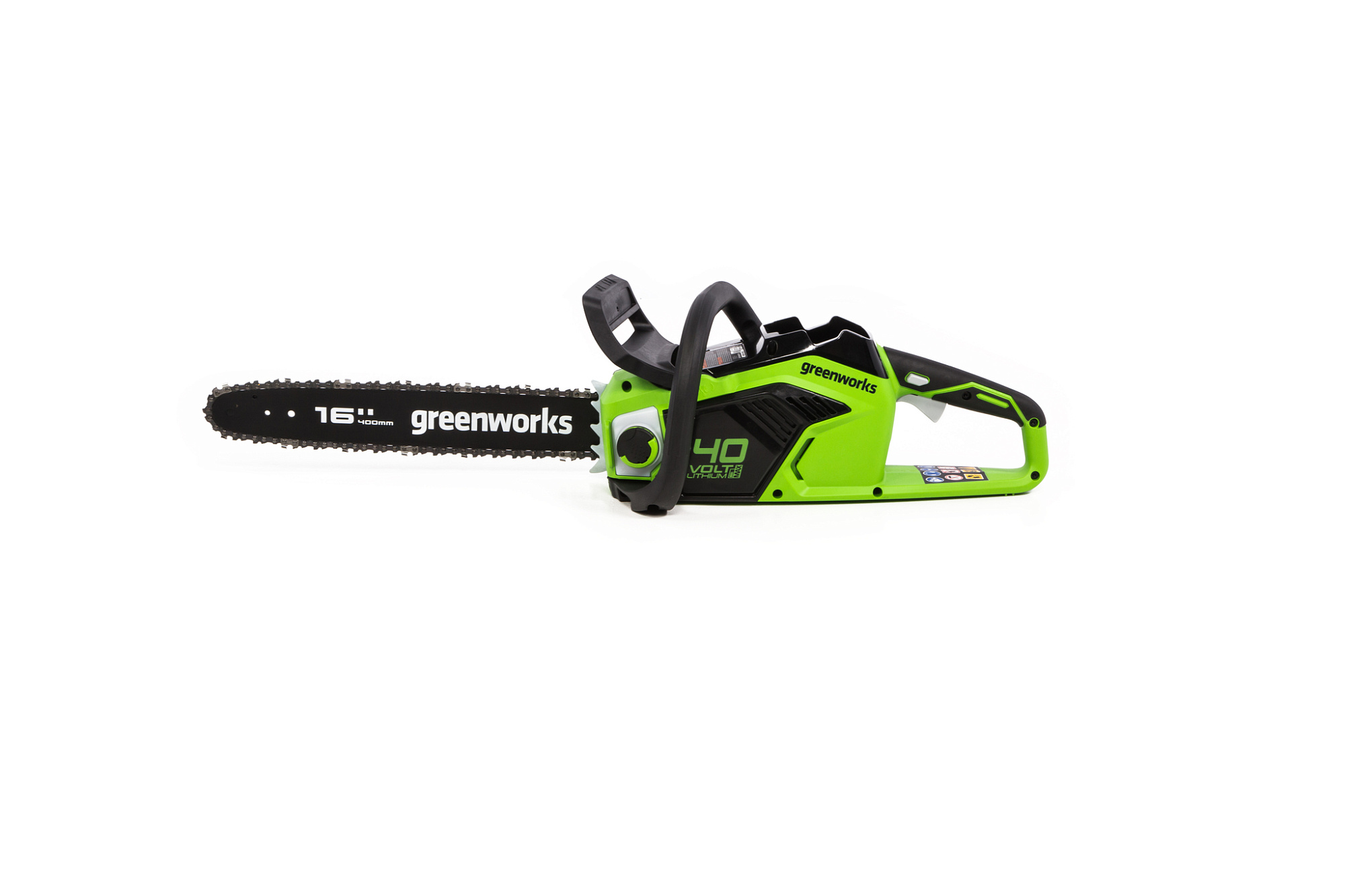 Пила цепная аккумуляторная Greenworks GD40CS18 (3/8"-1.1-56) 40В шина-40см б/щеточная (без акк и з/у (тушка) (2005807) доставка Нижний Новгород 2 Пила цепная аккумуляторная Greenworks GD40CS18 (3/8"-1.1-56) 40В шина-40см б/щеточная (без акк и з/у (тушка) (2005807) купить 2