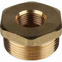 Футорка наружная-внутренняя резьба латунь 1 1/4"*1/2" STOUT SFT-0028-011412