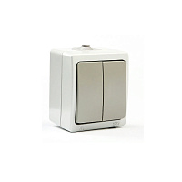 Выключатель Вуокса 2клав о/у SQ1803-0002 10А IP54 