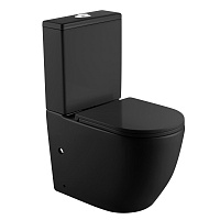 Унитаз-компакт безободковый WEST MB 620*360*820мм HOLLER B-PM3079B