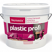 Краска пластичная Plastic Profi для интерьеров белая BPP-040/027 2.7л BAYRAMIX (4кг)