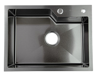 Мойка из нержавеющей стали врезная D6045NB PRO 600*450*220мм SANTREK AQUA 321719