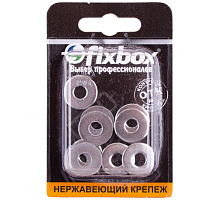 Шайба нержавеющая усиленная (кузовная) Fixbox 6мм (10 штук) DIN 9021 554480