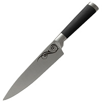 Нож поварской с прорезиненоной ручкой MAL-01RS  
