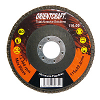 Круг лепестковый торцевой (КЛТ) ORIENTCRAFT Р80 (№80) 115*22мм 116.00А 80F