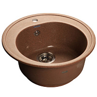 Мойка кухонная GranFest RONDO GF-R-510 круглая 508*505мм терракот