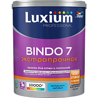 Краска для стен и потолков Professional Bindo 7 матовая белая база BW Luxium 50034510 (4.5л)