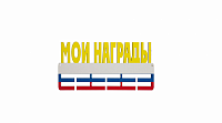 Медальница Мои награды 180*350*6мм 006738