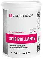Декоративное покрытие Vincent Decor Soie Brillante 1 л