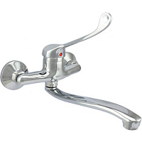 Смеситель Istok Life Standard 0402.976 настенный с хирургической ручкой хром