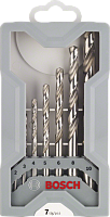 Набор сверл по металлу Bosch HSS-G Mini X-L d 2-10 мм 7 предметов 2608589295
