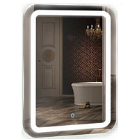 Зеркало Континент Lucia 55*80см, LED подсветка, сенсор ЗЛП52