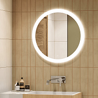 Зеркало Континент Rinaldi D77см LED подсветка, антизапотевание, сенсор ЗЛП179