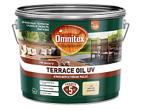 Масло для террас и садовой мебели Omnitex by Pinotex Terrase Oil UV бесцветная база CLR 50035935 (9л)