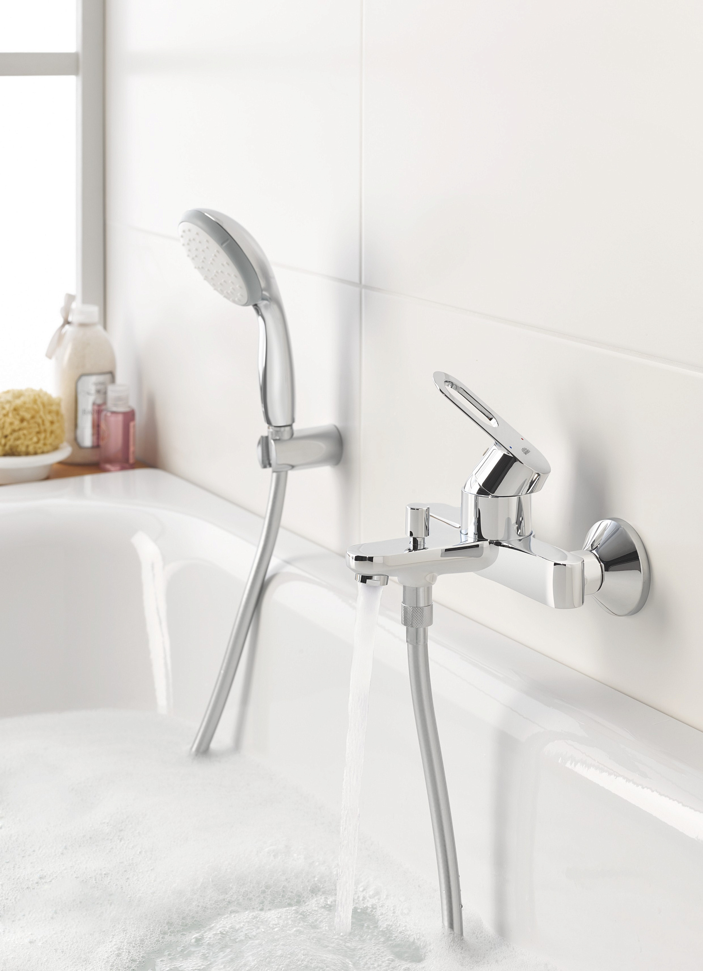 Смеситель BauLoop для ванны цвет хром GROHE 23603000 купить 1