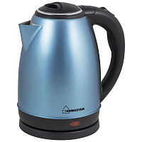 Чайник электрический HomeStar  HS-1010 1.8л стальной синий 003631