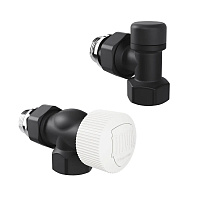 Набор термостатический осевой Design 1/2"М30х1,5 (Черный) Royal Thermo RATVDO11212BL