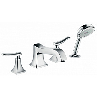 Смеситель HANSGROHE Metris Classic 31314000 для ванны на 4 отверстия хром