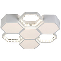 Люстра Schaffner Castillo 39071-4+3 LED 114W 9690LM 3000K-6000K белый