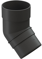 Водосток колено 45 PREMIUM D=85 графит DOCKE 