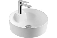 Раковина ЕВРОПА для установки на столешницу 405*405*140 белый матовый Aquatek AQ5212-MW
