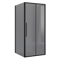 Ограждение душевое Nova NG-85-10TB-TB100-34 черный матовый стекло тонированное 100*100*195см Niagara