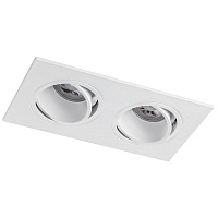 Рамка (светильник) PVC без источника света SINGO 2x QUAD LightStar 012626 белый