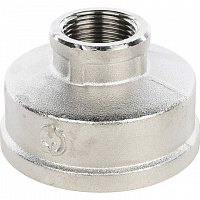 Муфта внутренняя резьба переходная никелированная латунь 2"*3/4" STOUT SFT-0006-000234
