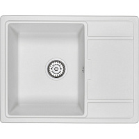 Мойка кухонная Granula GR-6503 прямоугольная 65*50см с универсальным крылом арктик