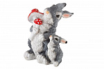 Фигура садовая PARK Зайцы с грибами Н-27см 169370