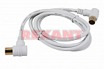Удлинитель Plug-TV Jack 1.5м угловой белый