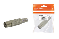 Штекер TV (SQ1809-0028) металл с пруж,инд. 