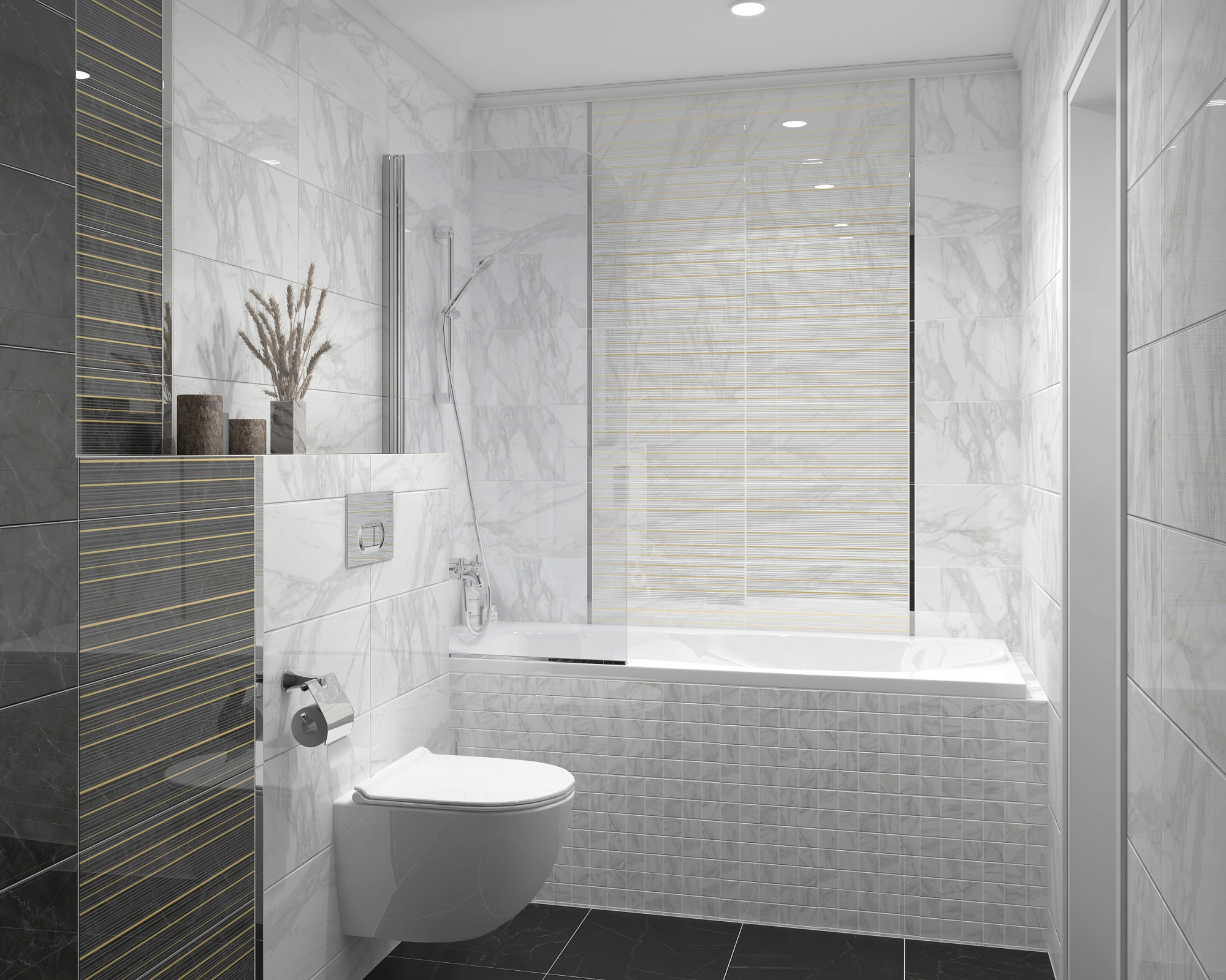 Плитка настенная Olimpus черная 25*50см Laparet 34030 доставка Нижний Новгород 3 Плитка настенная Olimpus черная 25*50см Laparet 34030 купить 3