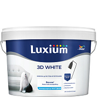 Краска для стен и потолков 3D White матовая белая база BW Luxium 50034499 (2.5л)