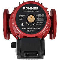 Насос циркуляционный FORCE фланцевый 3-хскоростной 40-180F 380В Rommer RPF-0003-40180380 Насос циркуляционный FORCE фланцевый 3-хскоростной 40-180F 380В Rommer RPF-0003-40180380