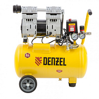 Компрессор безмаслянный Denzel DLS950/24 950Вт/24л/220В 8атм 165л/мин