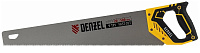 Ножовка по дереву 500мм 9 TPI зуб 3D двухкомпонентная рукоятка Denzel 24147