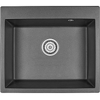 Мойка кухонная Granula GR-6001 прямоугольная 60*52см черный