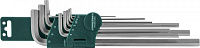 Комплект угловых шестигранников Jonnesway EXTRA LONG H03SM109SL 1.5-10мм