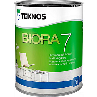 Тeknos Biora 7 краска для стен белая (База PM1) 0.9 л