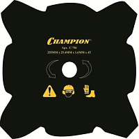 Диск (нож) Champion  для жесткой травы для бензокос (C5111)