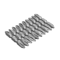 Бита двухсторонняя PH2/PH2*45 мм 10шт РемоКолор 33-3-831
