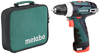 Дрель-шуруповерт аккумуляторная Metabo PowerMaxx BS в сумке (600079550)