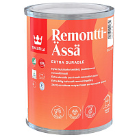Tikkurila Remonti Assa акрилатная краска для стен и потолков бесцветная (База C) 0.9 л