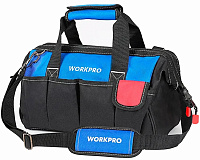 Сумка для инструмента с широким горлом на молнии 14" 600D 350х190х220мм WORKPRO WP281004