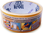 Скотч двустороний 48мм*25м полипропилен Kroll